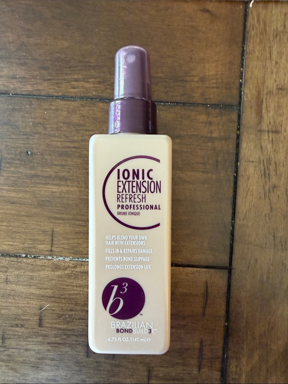 Ionic Extension Refresh Spray - Cream with Purple Cap